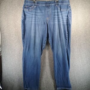 Judy Blue Jeggings Women 22W Slim Fit Light Wash Pull‎ On High Rise